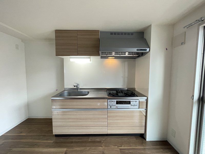 キッチン　3口グリル付システムキッチン