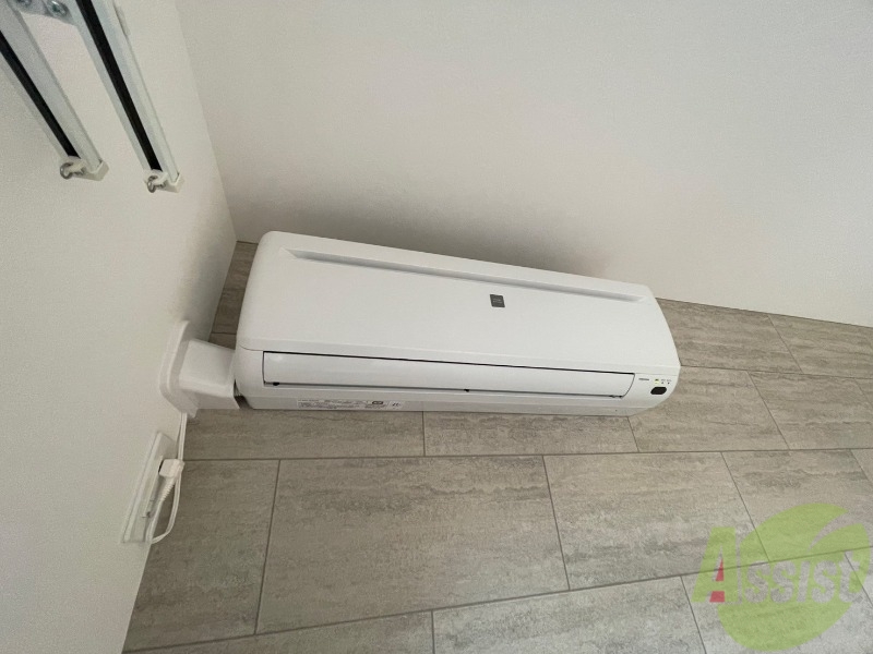 その他設備　エアコンが設置してありますので、寒暖対策もばっちり。