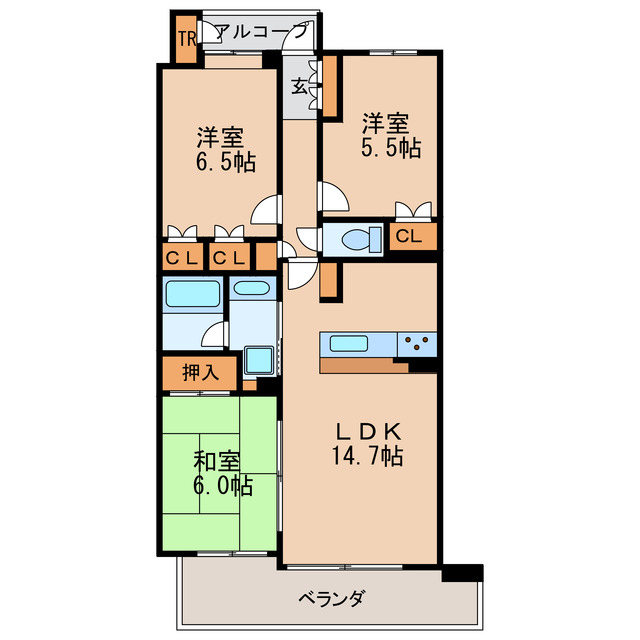 aLATO白壁東の間取り写真