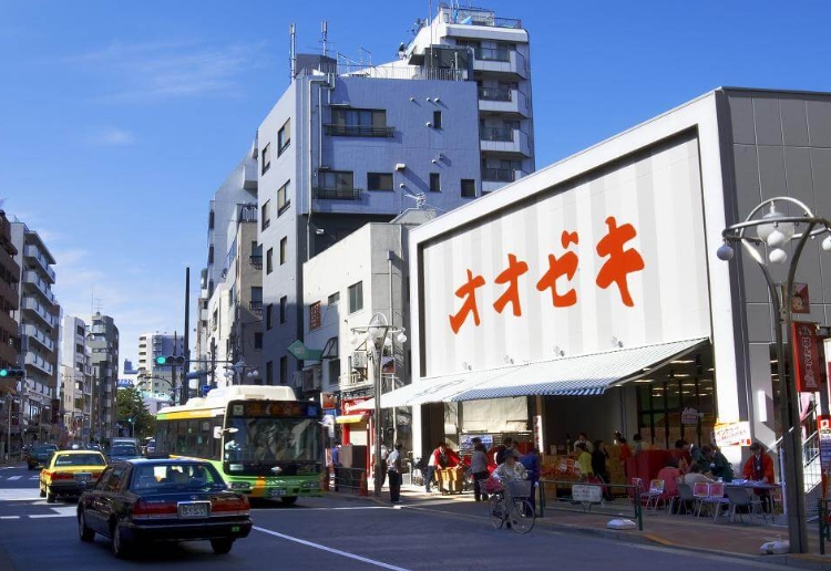 スーパー　スーパーオオゼキ高田馬場店（スーパー）まで579m