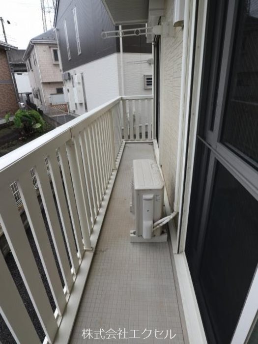 バルコニー　南東向きで日当たり良好です。