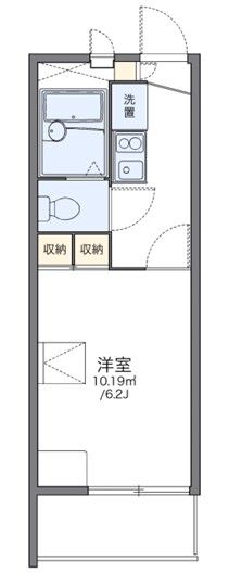 レオパレスクレールメゾンIIの間取り写真