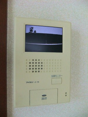 セキュリティ　急な来訪者でも顔が確認できるカラーTVドアホン