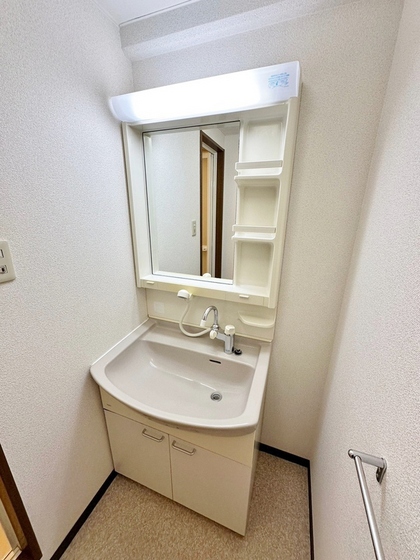 洗面設備　他号室のお写真です