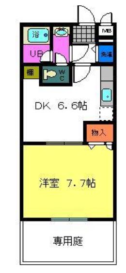 フジパレス式内町III番館の間取り写真