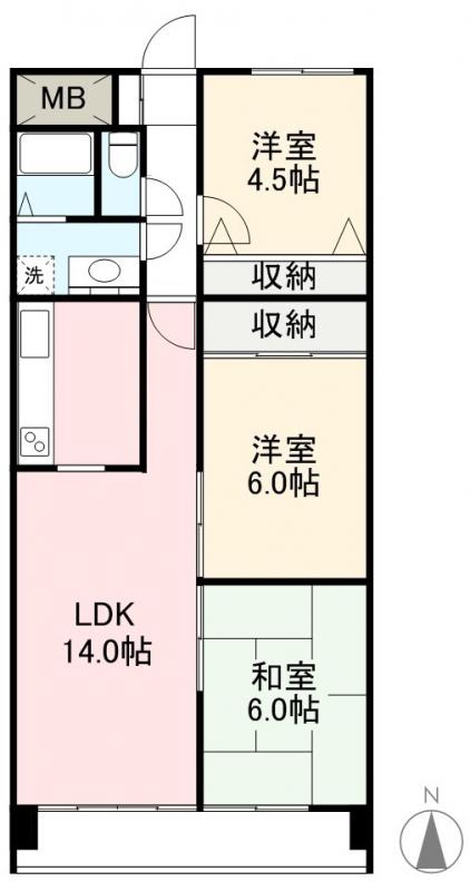 ガーデンセプト桜町の間取り写真