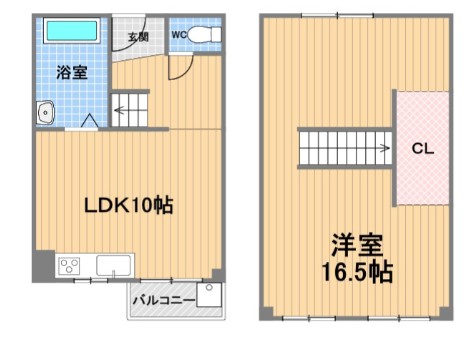 松が丘住宅14号棟の間取り写真