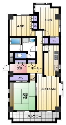Les Preludesの間取り写真