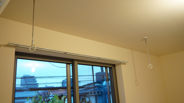 その他設備　室内物干し用金具付！日中の外出や雨の日のお洗濯に便利☆
