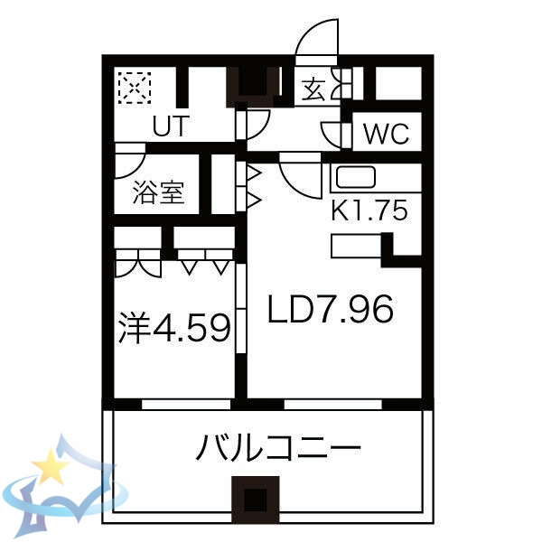 レガーロ美術館通の間取り写真