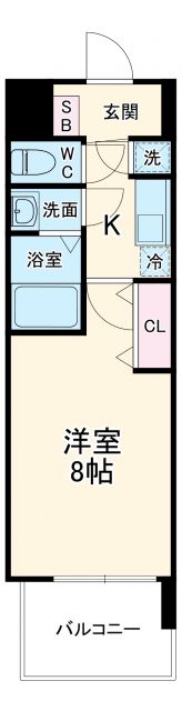 セレニテ江坂ミラクの間取り写真