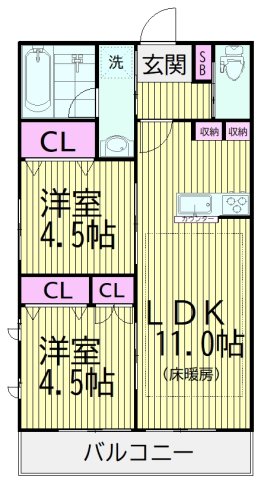 manoir yukigayaの間取り写真