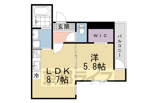 フジパレス津田駅前III番館の間取り写真