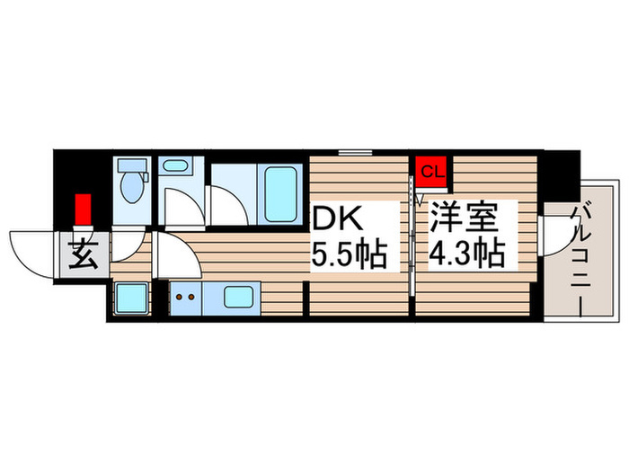 グランカーサ町屋IIの間取り写真