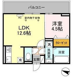 D-room野間大池の間取り写真