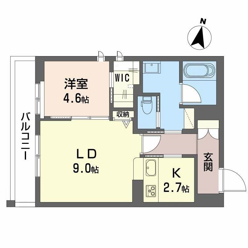 フォルビート八橋の間取り写真