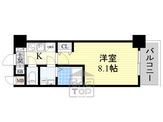 S-RESIDENCE緑橋Serioの間取り写真