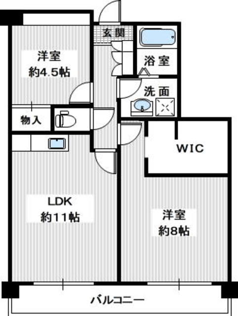 近鉄長野線 富田林西口駅 徒歩7分 7階建 築36年の間取り写真