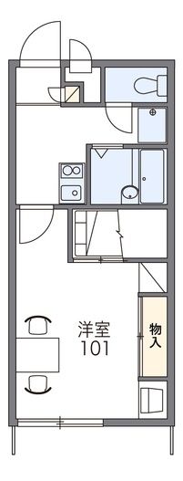 柏市高南台のアパートの間取り