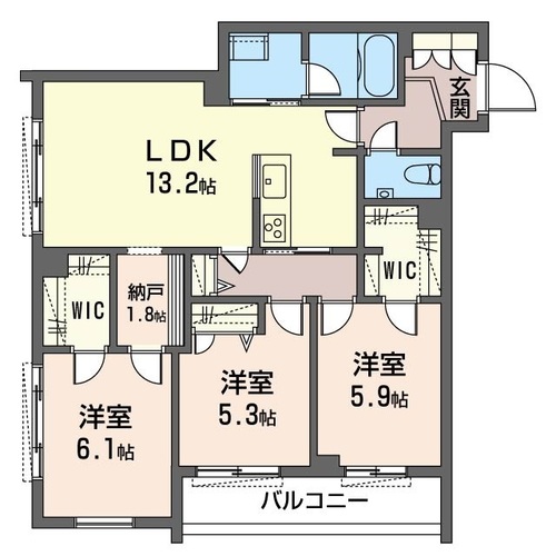 ノース　コートの間取り