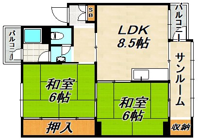 【五位ノ池南ビルの間取り】