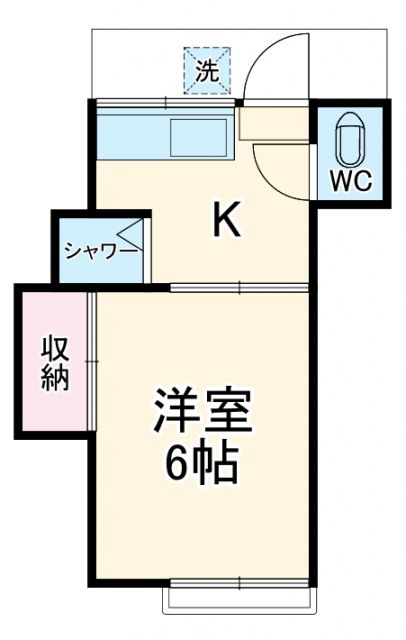 神奈川県大和市中央６（アパート）の賃貸物件の間取り
