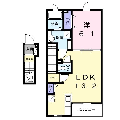 【グリシーヌ　（Ｇｌｙｃｉｎｅ）の間取り】