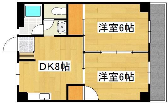 【鹿児島市武のマンションの間取り】