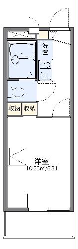 レオパレスドミールの間取り