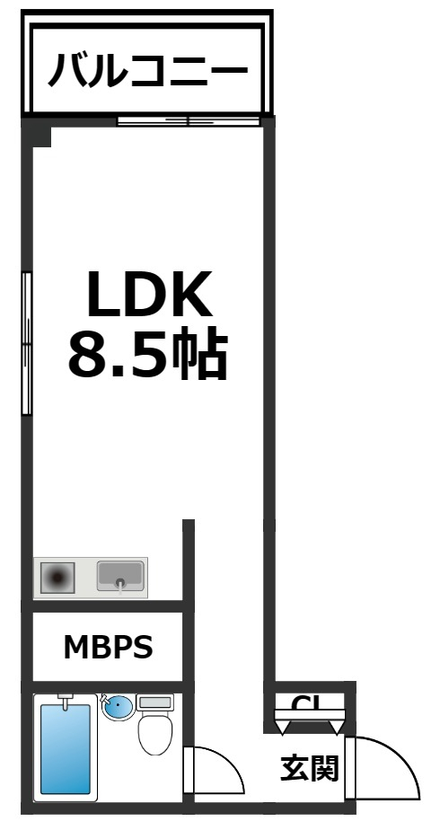 クラックスハイム帯広の間取り