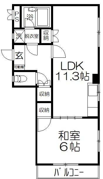 さいたま市大宮区三橋のマンションの間取り