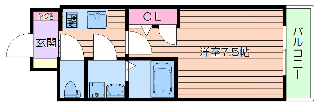 Ｓ－ＲＥＳＩＤＥＮＣＥ江坂Ａｌｅｇｒｉａの間取り