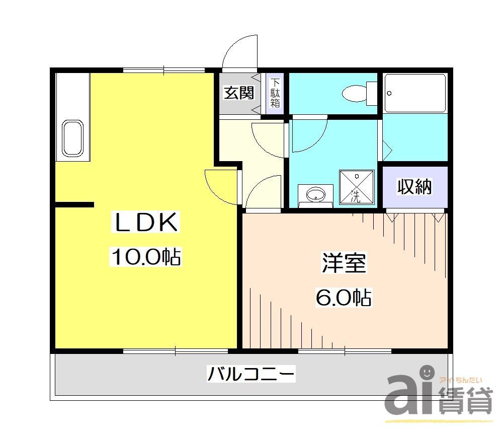 Aifort.所沢III（アイフォート所沢II）の間取り