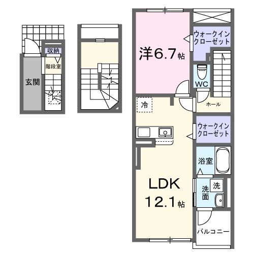 【グラシアス　南アルプスの間取り】