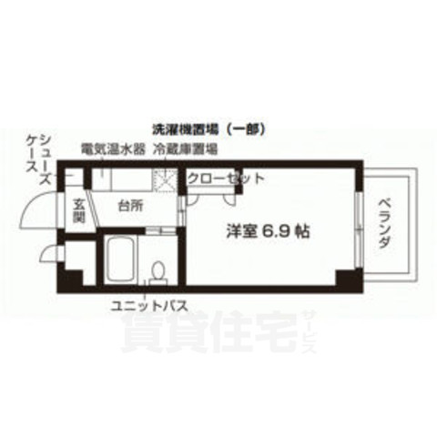 名古屋市中区丸の内のマンションの間取り