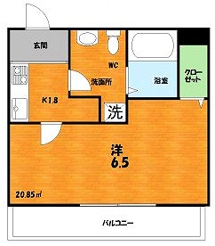 クレシア森南の間取り