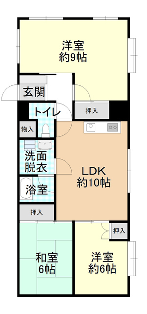 ゴールドヒル相生の間取り