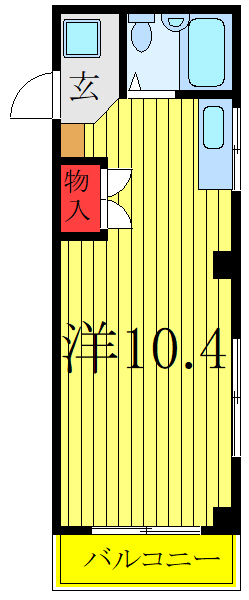 ハイムオーキスの間取り