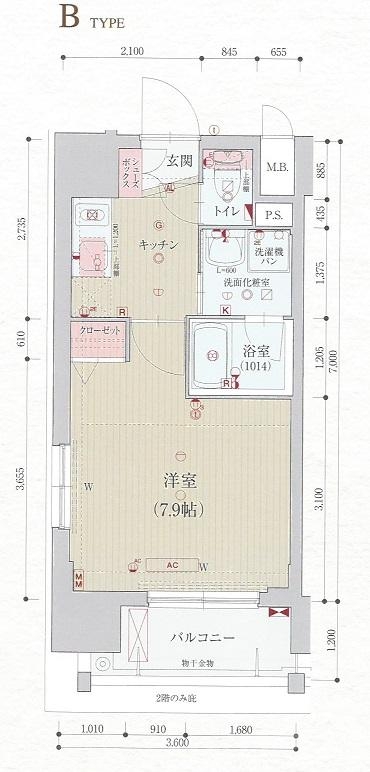 ベラジオ京都西院ウエストシティIIの間取り