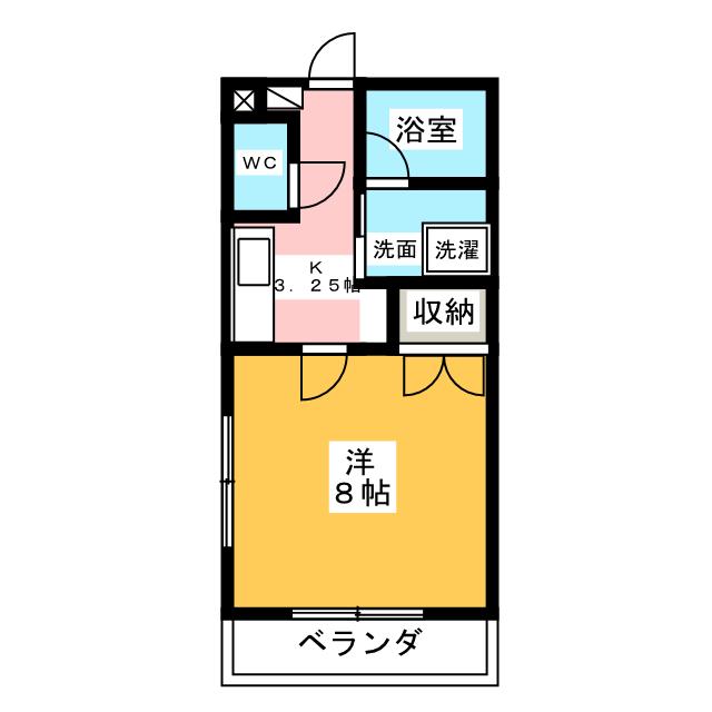 アザレア八坂東の間取り