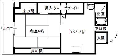 小町つくねビルの間取り