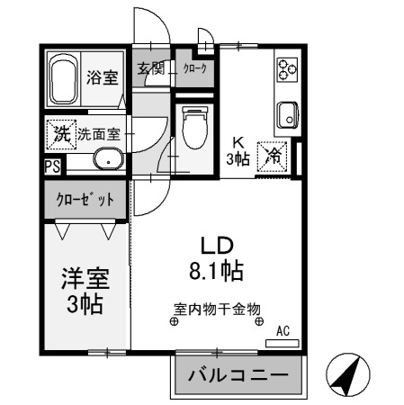 シャトレグランの間取り