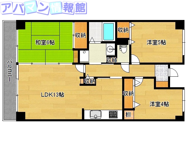 【カレントさくらIIの間取り】