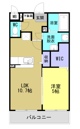 クレスト伊集院の間取り