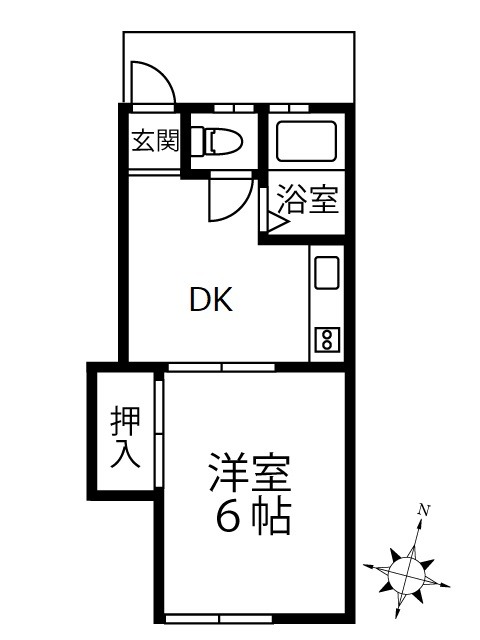 【コーポ木村の間取り】