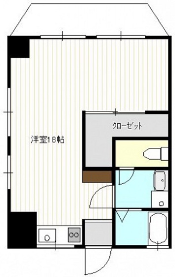 広島市中区舟入南のマンションの間取り