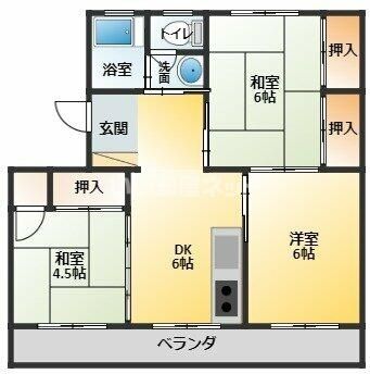 レジデンス大石町の間取り