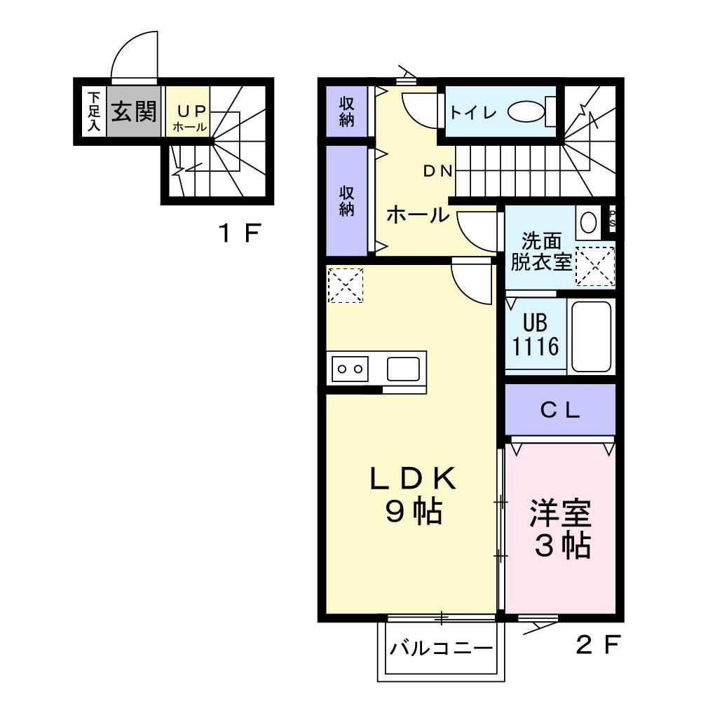 シャンテ二軒茶屋の間取り