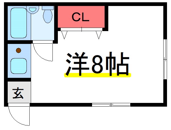 【グランパレス王子の間取り】