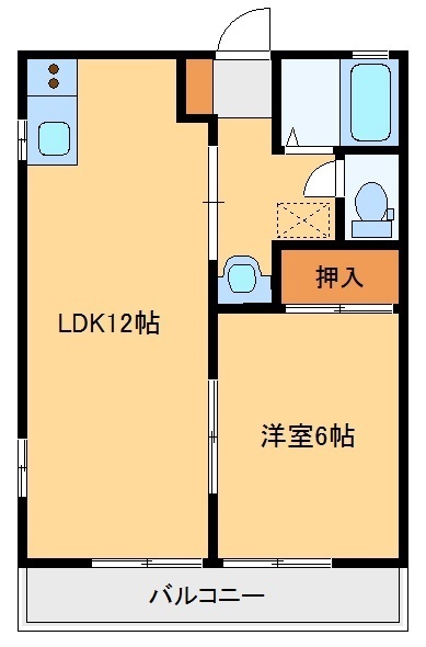 シャレシンフォニーの間取り